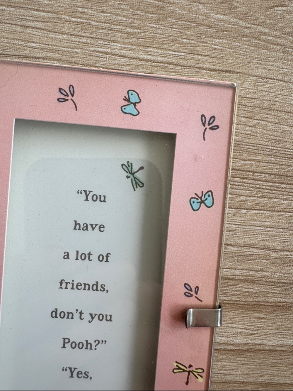 Vintage Disney Classic Pooh & Piglet Bookmark Set – Quote Frame Style - Picture 9 of 12